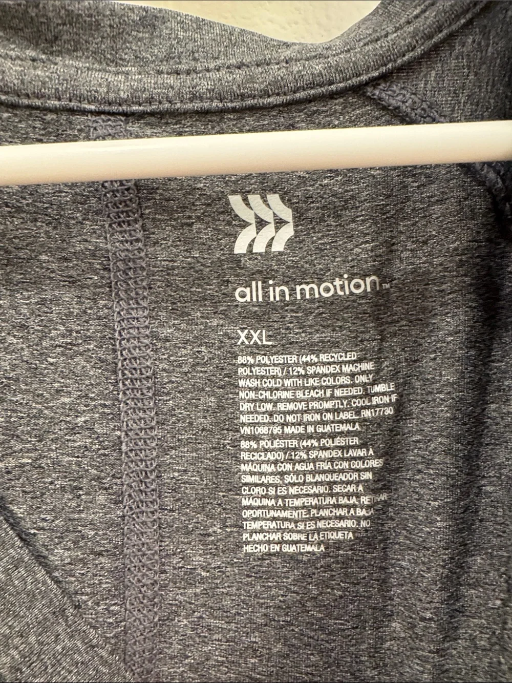 Target All In Motion Women's Gray Performance Tee - Picture 2 of 3